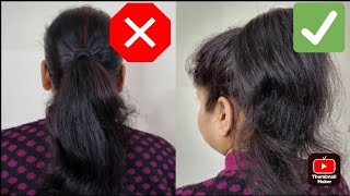 New High Ponytail Hairstyle For School, College, Work, Prom I Long Ponytail I Trending Hairstyles