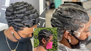 Quick Dry Weave Tutorial | Quick Weave Pixie | How To Finger Waves