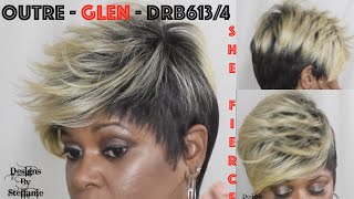 Synthetic Wig Review || She Fierce!!!! Outre Quick Weave Eco-Wig - Glen - Drb613/4