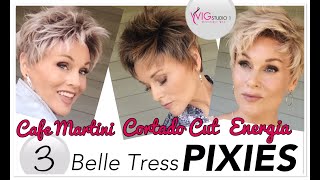 Belle Tress Pixie Trio Wig Review | Cortado Cut | Energia | Cafe Martini | Tazs Wig Closet