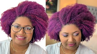 I Dyed My Hair Purple ! What Will My Patients Think ? #Hairwax #Hairpaintwax #Temporaryhaircolor