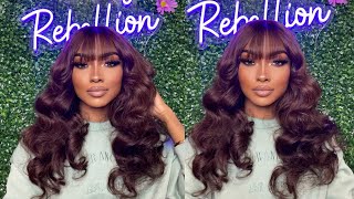 The Easiest Wig Ever 10 Min Install! Glueless Closure Bang Wig Ft. Luvmehair | @Beautyrebellion