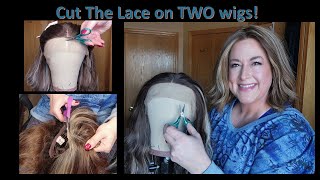 Tip Tuesday: Cutting The Lace On A Wig Two Different Ways On Two Different Wigs!!