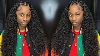 Kinky Curly Wig Install | Wig Install Over Locs | Unice Hair