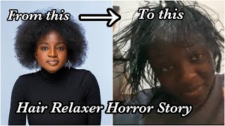 Relaxer Fail/Damage... I Relaxed My 4C Natural Hair And It Was A Complete Fail...Everything Went Wro