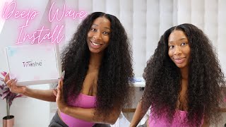 Watch Me Install This Deep Wave Wig | Tinashe Hair