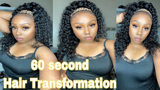Transform Your Hair In 60 Seconds! New Lace Headband Wig Ft Eayon Hair