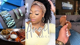 Weekend Staycation With Babe | Black Friday Sales | Headband Wig Install Ft. Celie Hair + More..
