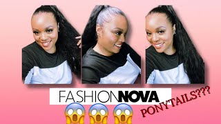 I Bought A Ponytail From Fashion Nova | 26 Inches