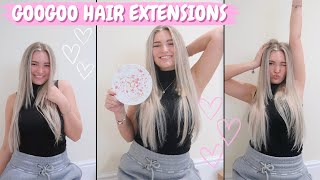 Googoo Clip In Hair Extensions | Human Hair Extensions *Discount Code*- Robyn Emily