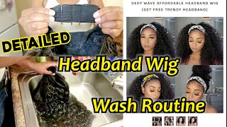 How Towash Old Curly Headband Wig To Newgun Detailed Tutorialgun Luvme Hair