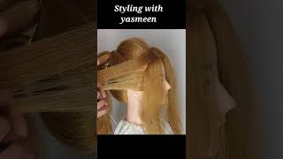 Stylish Self Wedding High Ponytail Hairstyle #Hairstyle #Shorts #Trending #Ytshorts #Viral #Short
