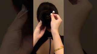 Beautiful Hair Accessories #Hairstyletutorial #Ytshortsvideo.