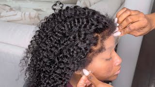 4C Edges Afro Kinky Wig Instal | Updated Ultimate Melt | Ft. Luvme Hair