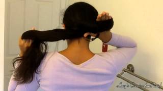 10 Second No-Pin Bun: Nautilus For Very Long Hair | Lucy'S Corsetry