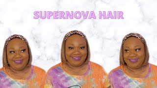 Affordable 4/27 Blonde Headband Wig| Ft.Supernova Hair Amazon