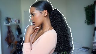 How To Sleek Low Ponytail On Natural Hair 2019