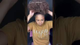 Outre Large Afro Drawstring Ponytail #Outrehair #Afro #Afrohairstyles #Afrohair #Afrohairstyle #Yt