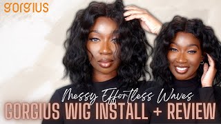 New Gorgius Wavy Bob Style Wig Install + Review | Tan Dotson