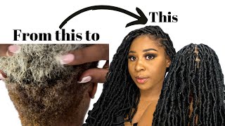 Hair Transformation | How To Install Passion Locs On Extremely Short Hair