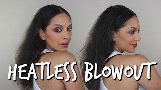 Heatless Blowout | Curly To Straight Overnight | Discocurlstv