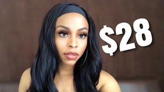 $28 Headband Wigamazon Wig Review| Faeryle Hair