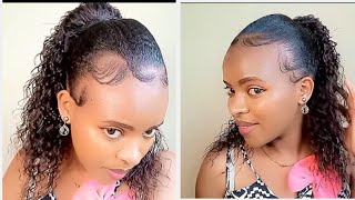 Simple Ponytail Hairstyles. Diy Curly Ponytail Extension