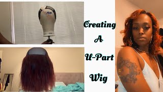U-Part Custom Colored Creation | "How To" U-Part Wig Tutorial