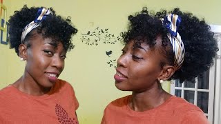 Afro Puff Ponytail With Bang | Birthday Style