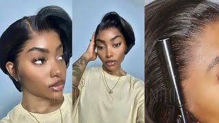 The Most Flawless 8" Pixie Cut Clean Hairline Lace Front Wig Ft. Rpghair | Petite-Sue Divinitii