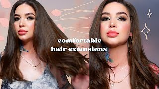 Volume And Length For Thin/Fine Hair  Comfortable Hair Extensions