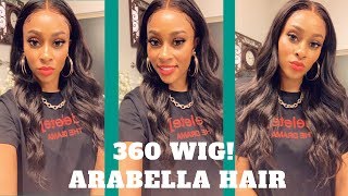 360 Body Wave Lace Frontal Wig | Ft. Arabella Hair