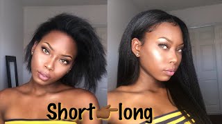 How To: Apply Clip Ins | Kinky Straight Clip Ins | Most Natural Hair| Ft. Monstar Hair
