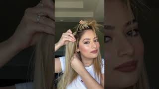 Easy Quick Hair Extension Hack For Short Hair | Short To Long Hair Tutorial