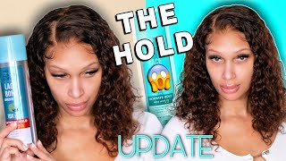  72 Hours... Kiss Lace Bond Adhesive Update (Pt.2) ... Wavy Bob Lace Wig Touch Up Wig Install