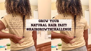 How I Grew My Hair In A Month Using One Product! Let The Hair Growth Challenge Begin! Ft. Gsbysadora