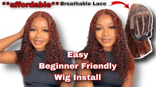 Happy Valentine'S Daynew Pre-Cut Lace Air Wig|| One Minute !!|| 100%Glueless Sunber Hair