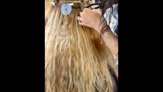 The Process Of Installing Fusion Hair Extensions