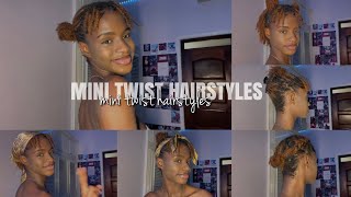 15 Quick And Easy Mini Twists Hairstyles On Short 4C Natural Hair