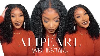 Curly Edges Lace Wig?| Natural Curly Wig Ft. Alipearl Hair