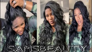 $40  Motown Tress Hd Lace Front Wig 13X6Invisible Lace Faux Skin Ls136 (Echo) / Samsbeauty