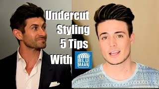 Undercut Hairstyle Tutorial  | 5 Styling Tips For Medium Length Hair