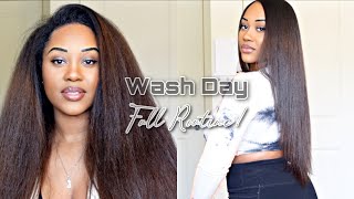 My Hair Routine | How I Silk Press My Natural Hair At Home + Products I Use!