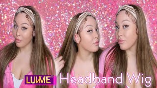 Blonde Highlighted Headband Wig Ft. Luvme Hair