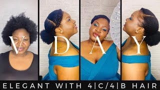 Quick 10 Min Hairstyle For Black Women | Date Night | Wedding Vibes | No Heat