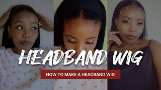 How To Make A Headband Wig