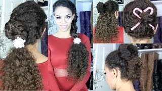 No Heat Holiday Hairstyles In Minutes ! 7 Easy Holiday Hairstyles