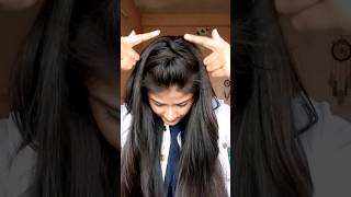 Cute Open Hairstyle For Girls|Quick Front High Ponytail Hairstyle #Shorts#Youtubeshorts#Ytshort#Hair