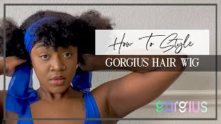 How To Style Afro Wig | Gorgius Hair | 7 Styles