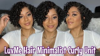 Luvme Hair Undetectable Lace Short Curly Minimalist Unit | Short And Sassy